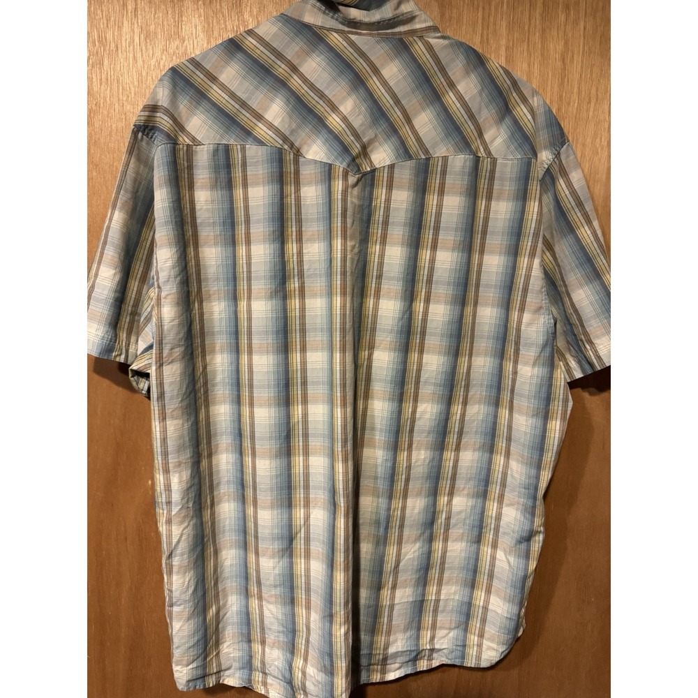 Howler Bros H-Bar-B Pearl Snapshirt Mens XL Plaid Western Short Sleeve (H1) - Picture 2 of 6